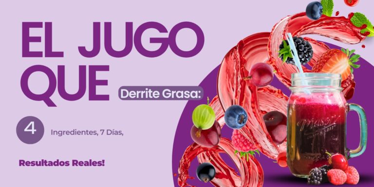 Jugo Quema Grasa: La Bebida Natural que ‘Chupa la Panza’ en Días 